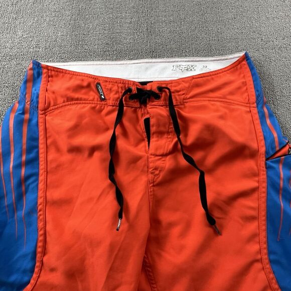 Fox Racing Shorts Adult Size 32 Red Surf Swim Outdoor Active Casual Men's - Picture 3 of 16